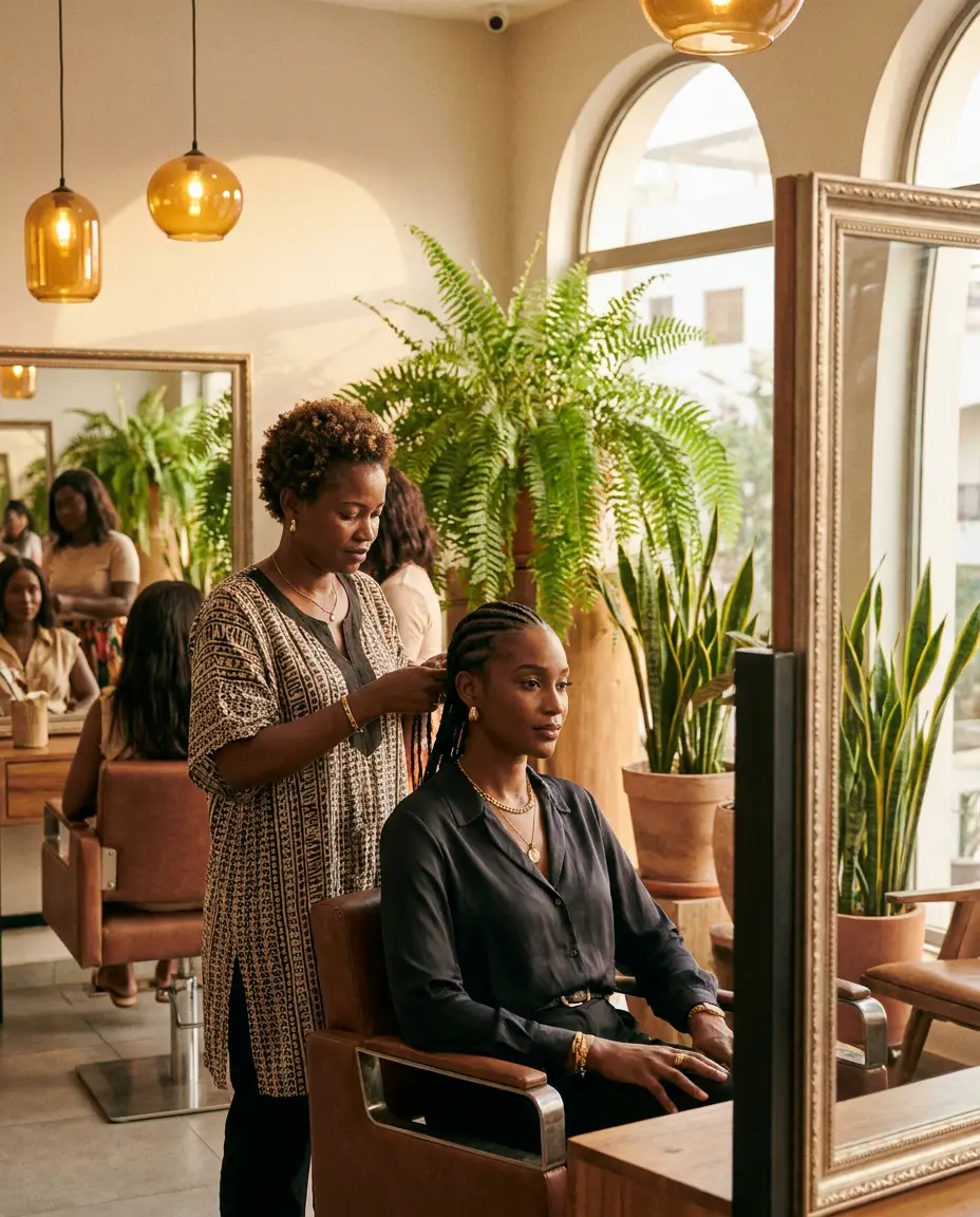 Exemple de post beauté : 3 h de tresses, 3 semaines de tranquillité